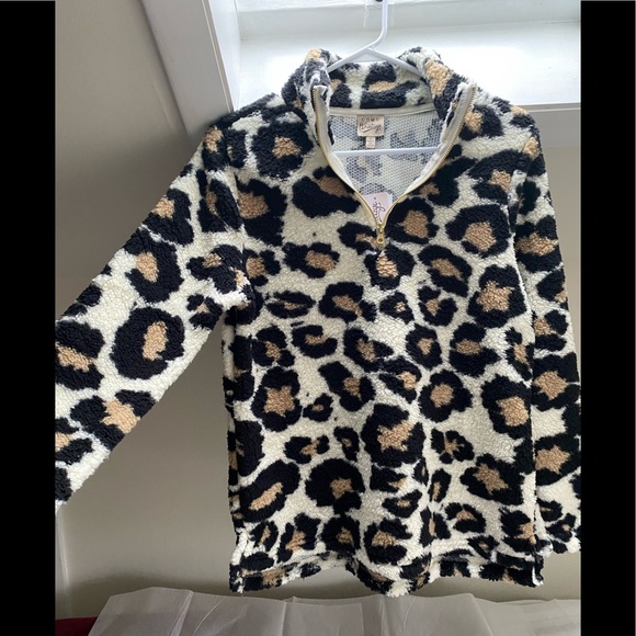 Jackets & Blazers - Sherpa jacket with partial front zip